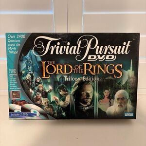Parker Brothers Trivial Pursuit DVD The Lord Of The Rings Trilogy Edition Game